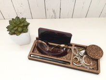 Load image into Gallery viewer, Woman’s dresser valet catch all. 4 designs included.