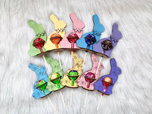 Load image into Gallery viewer, Easter Bunny Sucker Holder Laser Cut file