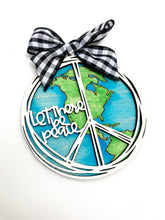 Load image into Gallery viewer, World Peace Christmas Ornament Digital Laser Files