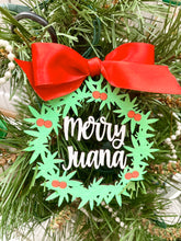 Load image into Gallery viewer, Marijuana Christmas Ornament file for laser machines.