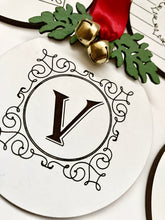 Load image into Gallery viewer, Christmas Initial Ornament laser file set