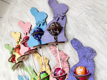 Load image into Gallery viewer, Easter Bunny Sucker Holder Laser Cut file