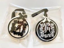 Load image into Gallery viewer, Personalized Family Initial Ornament Files for laser cutting