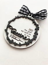 Load image into Gallery viewer, 2021 Christmas vaccination themed ornament laser file