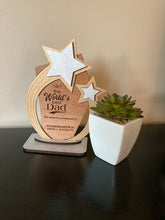 Load image into Gallery viewer, Laser ready Trophy design files. Fathers day sayings included