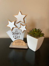 Load image into Gallery viewer, Laser ready Trophy design files. Fathers day sayings included