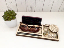 Load image into Gallery viewer, Woman’s dresser valet catch all. 4 designs included.