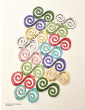 Load image into Gallery viewer, 15 Snack clip laser ready files with funny eating sayings.