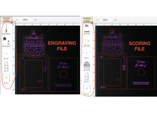 Load image into Gallery viewer, Birthday Gift Card Holder Laser cut file.